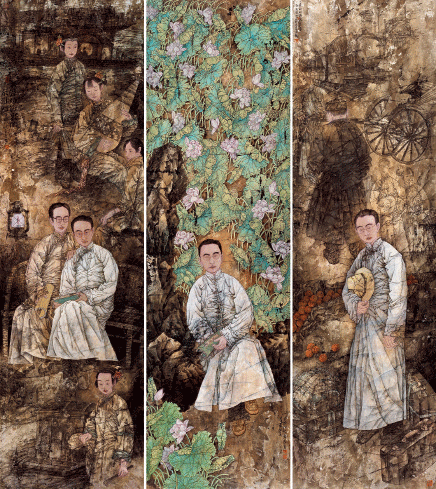 文學(xué)家朱自清-242×218cm-2011年-徐惠泉