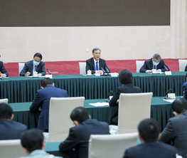 汪洋與民進(jìn),、九三學(xué)社界別政協(xié)委員共商國(guó)是