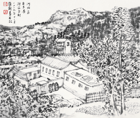 顧家臺寫生之一2019年-趙-衛(wèi)