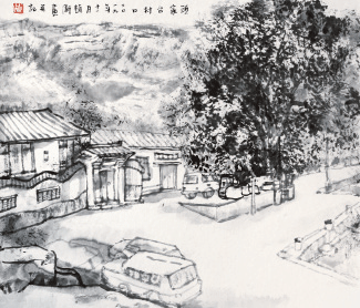 顧家臺寫生之三2019年-趙-衛(wèi)