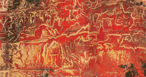 紅色記憶之四（現(xiàn)代中國(guó)畫(huà)）-136×544cm-2016年-王林旭