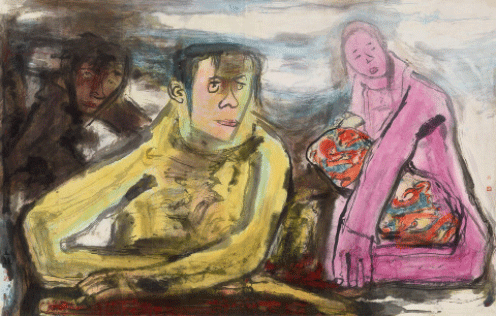 遠(yuǎn)行之一-192×300cm-2019年-張立柱