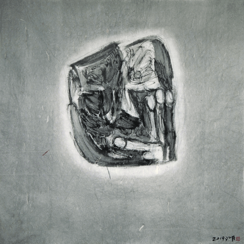 人類圖像學(xué)研究-人格-130x130cm-2019年-張江舟