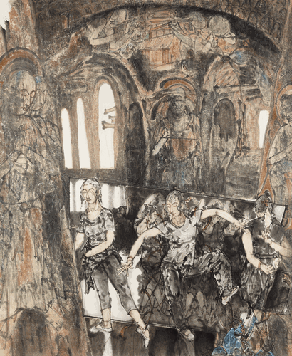 伎樂天-240x180cm-2013年-張興國