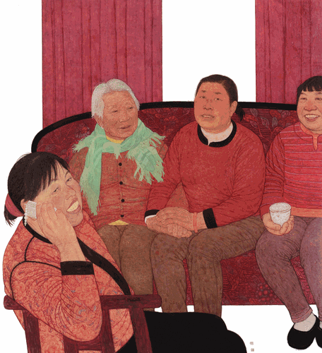 暖-陽-211x200cm-2019年-李傳真