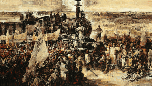 保路運動-250×450cm-2012年-續(xù)鶴賢