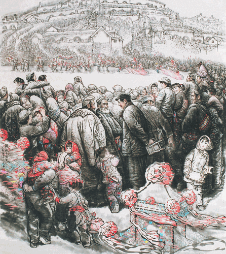 解放區(qū)的天-200×190cm-1984-年-劉文西