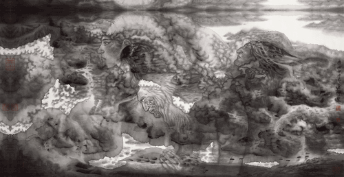 圣-湖-68×136cm-2004年-紀(jì)連彬