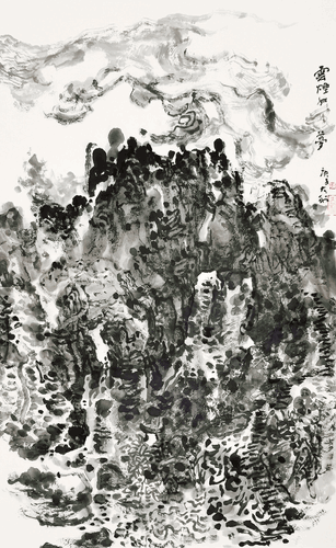 云煙如夢-76×48cm-2020年-程大利