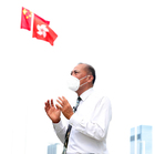 “我真想用中式步操升一次旗,！”