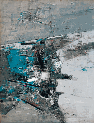 運(yùn)河文脈·古園新境十二（油畫(huà)）170×130cm-2022年-陳金柳
