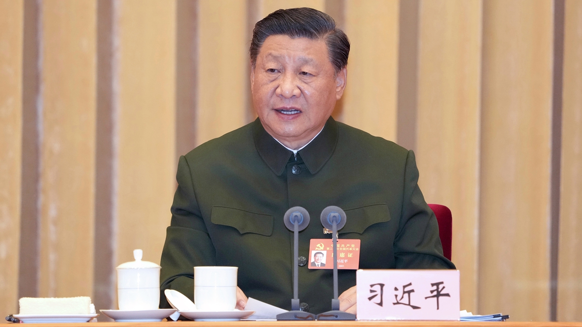 習近平在出席軍隊領導干部會議時強調(diào) 認真學習宣傳貫徹黨的二十大精神 奮力實現(xiàn)建軍一百年奮斗目標