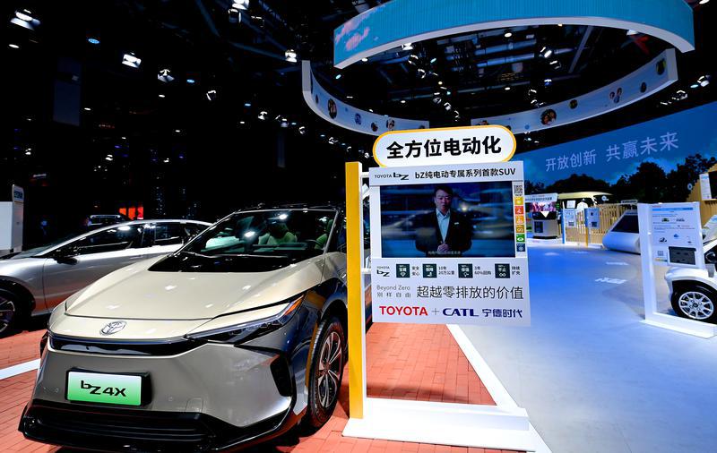 第五屆進博會汽車展區(qū),，90%展車為新能源汽車