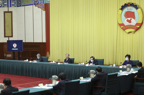（時政）全國政協(xié)召開雙周協(xié)商座談會 汪洋(1544208)-20221213111347