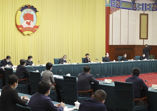 （時(shí)政）全國(guó)政協(xié)召開雙周協(xié)商座談會(huì)　王滬(2049190)-20230405101350