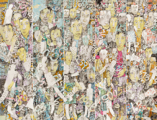如此迷局（油畫）203×52cm--尚-可