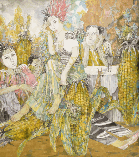 轉基因（國畫）112×99cm-尚-可