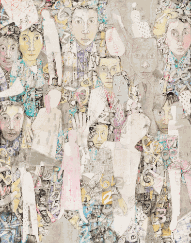 尋找可能（國畫）220×160cm--尚-可