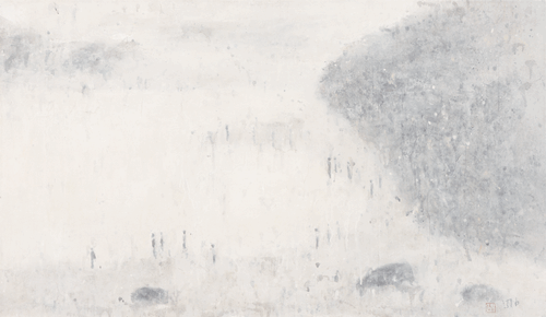 岸-二（國(guó)畫）90×52cm-2022年-杜小同