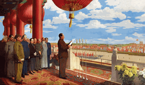 開國(guó)大典（油畫）230×400cm-1953年--董希文--中國(guó)國(guó)家博物館藏