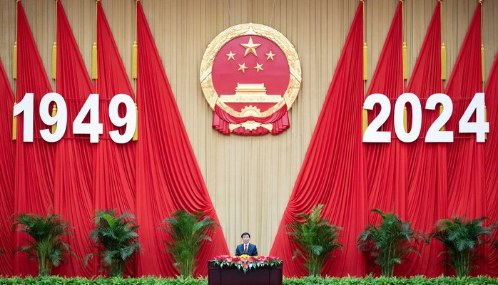 全國政協(xié)辦公廳,、中共中央統(tǒng)戰(zhàn)部、國務(wù)院僑辦,、國務(wù)院港澳辦,、國務(wù)院臺辦、中國僑聯(lián)聯(lián)合舉行國慶招待會 王滬寧致辭