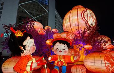 張燈結(jié)彩迎新年：北京春節(jié)景觀上線啦