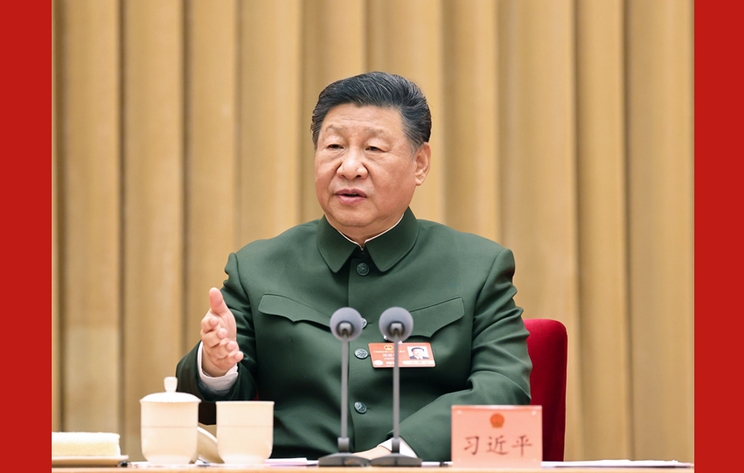 習(xí)近平出席解放軍和武警部隊(duì)代表團(tuán)全體會(huì)議