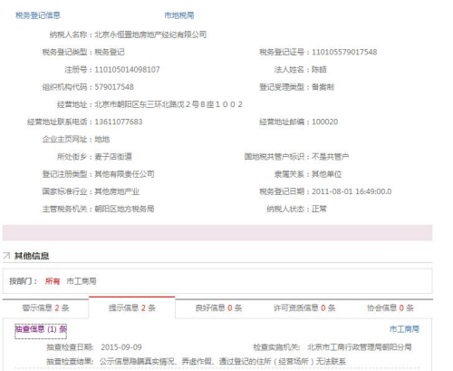 圖為“永恒置地”在北京市企業(yè)信用信息網(wǎng)公示信息的截圖,。